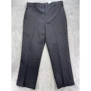 Flying Cross Command Uniform Pants Mens 42 Black High Rise Business Formal